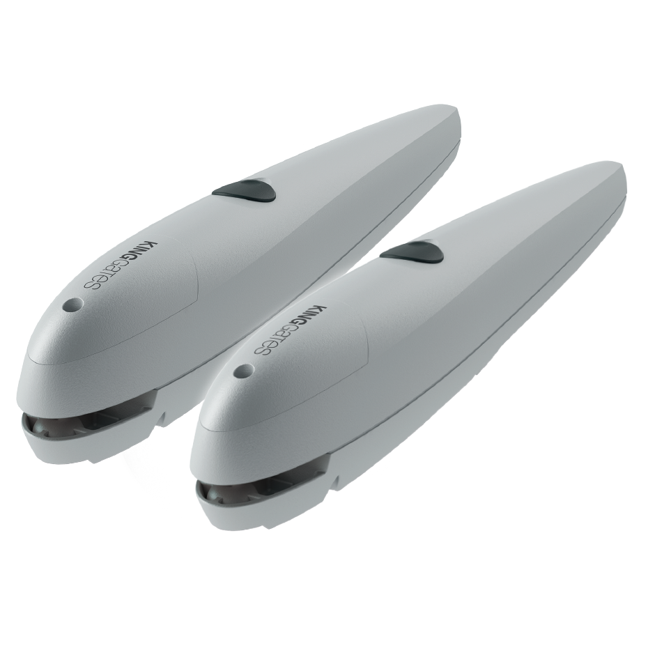Hantech Torantrieb Bausatz Für 2-Flügel Tore – Inkl. 2-Kanal Steuerung & Lampe, Bis 400 Kg